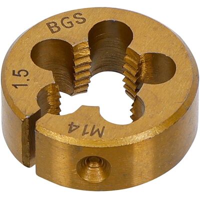BGS, Gewindeschneider + Gewindebohrer, Gewindeschneideisen M14 x 1,5 x 30 mm BGS, Gewindeschneider + Gewindebohrer, Gewindeschneideisen M14 x 1,5 x 30 mm