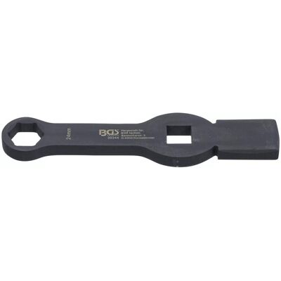 BGS, Schraubenschlüssel, Schlag-Ringschlüssel Sechskant mit 2 Schlagflächen SW 24 mm (24 mm) BGS, Schraubenschlüssel, Schlag-Ringschlüssel Sechskant mit 2 Schlagflächen SW 24 mm (24 mm)