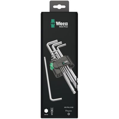 Wera, Sechskantschlüssel, 950/9 Hex-Plus 1 Wera, Sechskantschlüssel, 950/9 Hex-Plus 1