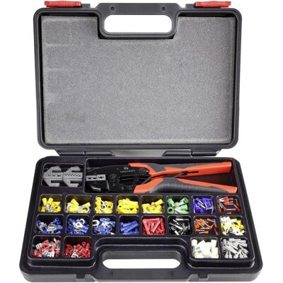 Toolcraft, Zange, Crimpzangen-Set 439tlg (258 mm) Toolcraft, Zange, Crimpzangen-Set 439tlg (258 mm)