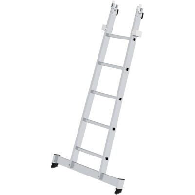 Munk, Leiter + Gerüst, Sprossen-Glasreinigerleiter Unterteil mit nivello-Traverse 5 Sprossen (Gerüst, 165 cm) Munk, Leiter + Gerüst, Sprossen-Glasreinigerleiter Unterteil mit nivello-Traverse 5 Sprossen (Gerüst, 165 cm)