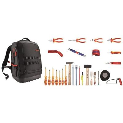 Knipex, Werkzeugkoffer, Werkzeugrucksack Modular X15 Elektro (27 Teile) Knipex, Werkzeugkoffer, Werkzeugrucksack Modular X15 Elektro (27 Teile)
