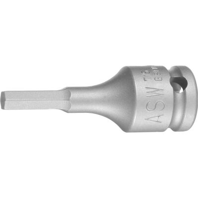 ASW, Steckschlüssel + Stecknuss, Kraftschraubersteckschlüsseleinsatz 715 3/8 ″ 6-Kant Schlüsselweite 5 mm Länge 50 mm (5 mm) ASW, Steckschlüssel + Stecknuss, Kraftschraubersteckschlüsseleinsatz 715 3/8 ″ 6-Kant Schlüsselweite 5 mm Länge 50 mm (5 mm)