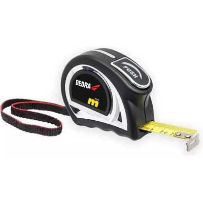 Dedra, Längenmesswerkzeug, Band 5m/19mm, Auto-Stop, Nylonbeschichtung (5 m) Dedra, Längenmesswerkzeug, Band 5m/19mm, Auto-Stop, Nylonbeschichtung (5 m)