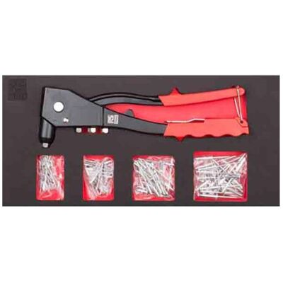 RS PRO Hand-Nietset - 5-teilig, Ergonomisch, Schaumstoffkoffer RS PRO Hand-Nietset - 5-teilig, Ergonomisch, Schaumstoffkoffer