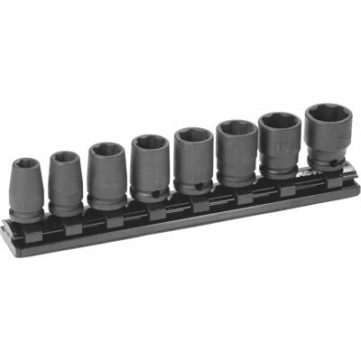 Koken, Steckschlüssel + Stecknuss, KO-KEN IMPACT-Satz 8-teilig, 6-kant, 3/8 Zoll Surface Drive Koken, Steckschlüssel + Stecknuss, KO-KEN IMPACT-Satz 8-teilig, 6-kant, 3/8 Zoll Surface Drive