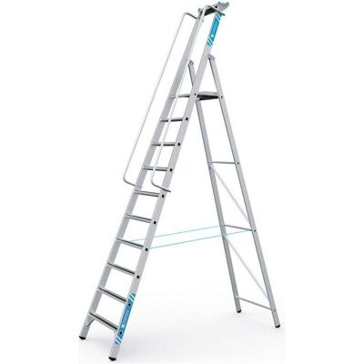 Zarges, Leiter + Gerüst, Alu-Stehleiter mit grosser Plattform (Stehleiter, 388 cm) Zarges, Leiter + Gerüst, Alu-Stehleiter mit grosser Plattform (Stehleiter, 388 cm)