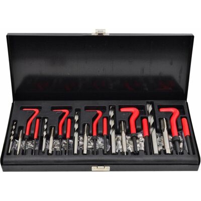 Awtools, Gewindeschneider + Gewindebohrer, ZESTAW DO NAPRAWY GWINTÓW M5-M12 131szt. BLACK LINE Awtools, Gewindeschneider + Gewindebohrer, ZESTAW DO NAPRAWY GWINTÓW M5-M12 131szt. BLACK LINE