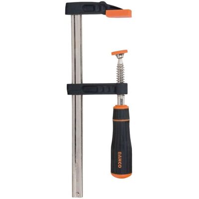 Bahco Schraubstock + Zwinge, Schraubzwinge mit gummiertem Griff, 400 x 175 mm (400 mm) Bahco Schraubstock + Zwinge, Schraubzwinge mit gummiertem Griff, 400 x 175 mm (400 mm)