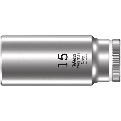Wera, Steckschlüssel + Stecknuss, 8790 HMA Deep 15,0 (15 mm) Wera, Steckschlüssel + Stecknuss, 8790 HMA Deep 15,0 (15 mm)