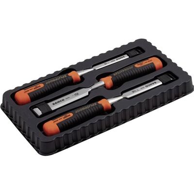 Bahco Beitel + Handhobel, ERGO - schlagfester Stechbeitelsatz - 3-teilig/Kartonverpackung Bahco Beitel + Handhobel, ERGO - schlagfester Stechbeitelsatz - 3-teilig/Kartonverpackung