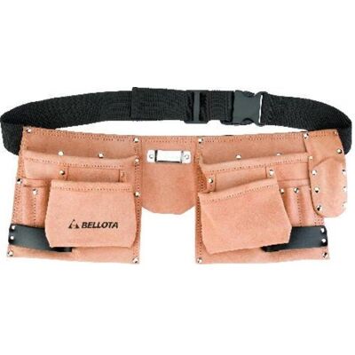 Magni, Werkzeugkoffer, Werkzeuggürtel, Leder, 6 Taschen Bellota Magni, Werkzeugkoffer, Werkzeuggürtel, Leder, 6 Taschen Bellota