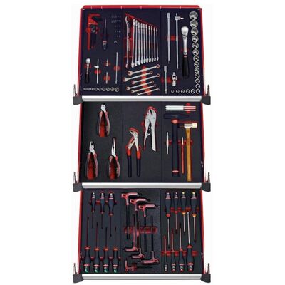 Facom, Werkzeugkoffer, CMM.115BNL 115-teiliger Werkzeugsatz (115 Teile) Facom, Werkzeugkoffer, CMM.115BNL 115-teiliger Werkzeugsatz (115 Teile)