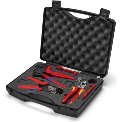 Knipex, Werkzeugkoffer, Werkzeugkoffer für Photovoltaik (7 Teile) Knipex, Werkzeugkoffer, Werkzeugkoffer für Photovoltaik (7 Teile)