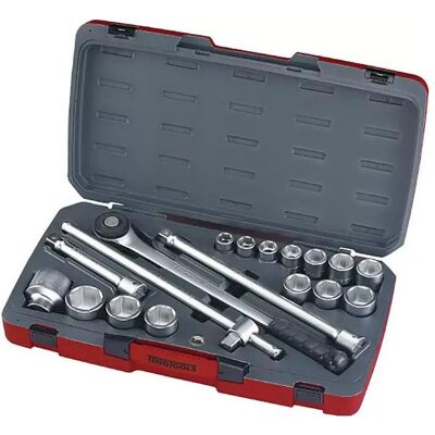 Teng Tools, Drehmomentschlüssel, Tool set T3418-6 18 pcs. (167380104) (3/4") Teng Tools, Drehmomentschlüssel, Tool set T3418-6 18 pcs. (167380104) (3/4")