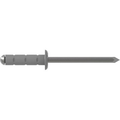 Gesipa, Nieten, PolyGrip Blindniete Alu/Nirosta 4,8 x 10 F RAL 9006 Weissaluminium Gesipa, Nieten, PolyGrip Blindniete Alu/Nirosta 4,8 x 10 F RAL 9006 Weissaluminium