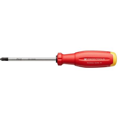 Packard Bell Swiss Tools, Schraubenzieher, Phillips-Schraubenzieher PB 38190 SwissGrip Evo Gr. 2 100 mm RE Packard Bell Swiss Tools, Schraubenzieher, Phillips-Schraubenzieher PB 38190 SwissGrip Evo Gr. 2 100 mm RE