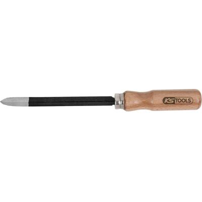 KS Tools, Raspel + Feile, Dreikant-Vollschaber (320 mm) KS Tools, Raspel + Feile, Dreikant-Vollschaber (320 mm)