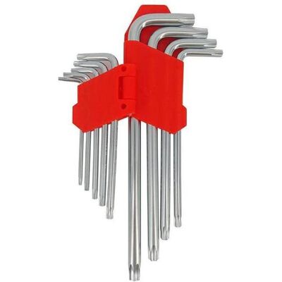 Awtools, Sechskantschlüssel, AW KLUCZE TORX DŁUGIE 9szt Awtools, Sechskantschlüssel, AW KLUCZE TORX DŁUGIE 9szt