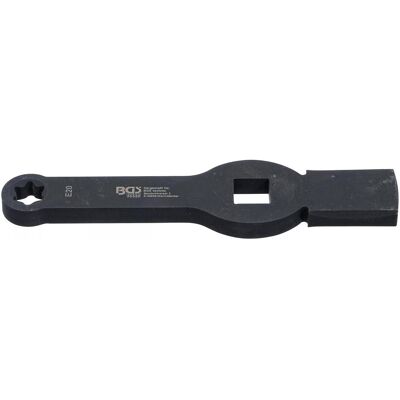BGS, Schraubenschlüssel, Schlag-Ringschlüssel E-Profil (für Torx) mit 2 Schlagflächen SW E20 BGS, Schraubenschlüssel, Schlag-Ringschlüssel E-Profil (für Torx) mit 2 Schlagflächen SW E20