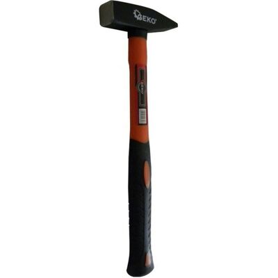 GEKO, Hammer, Schlosserhammer, 500 g, Fiberglasstiel (500 g) GEKO, Hammer, Schlosserhammer, 500 g, Fiberglasstiel (500 g)
