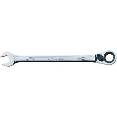 Bahco Schraubenschlüssel, 5/16" Knarren-Ring-Maulschlüssel mit Chrom-Finish, 140 mm (5/16") Bahco Schraubenschlüssel, 5/16" Knarren-Ring-Maulschlüssel mit Chrom-Finish, 140 mm (5/16")