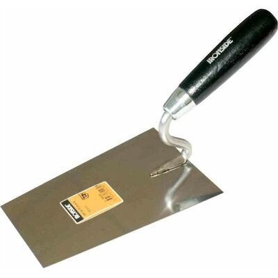 Ironside, Kelle + Spachtel, 160216 Stukkateurkelle, rostfrei, gebogen180mm gebogener Hals (18 cm) Ironside, Kelle + Spachtel, 160216 Stukkateurkelle, rostfrei, gebogen180mm gebogener Hals (18 cm)