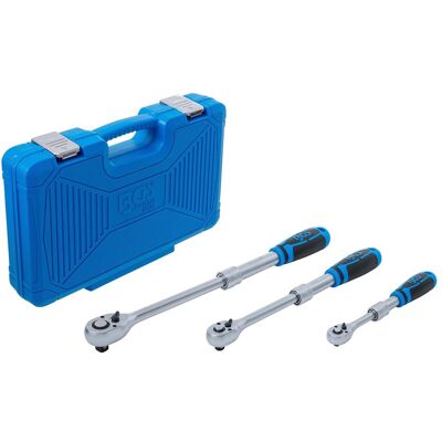 BGS, Ratsche, Umschaltknarren-Satz (1/2", 1/4", 3/8") BGS, Ratsche, Umschaltknarren-Satz (1/2", 1/4", 3/8")