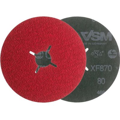 Vsm, Schleifmittel, Fiberschleifscheibe Keramik 115mm K24 Vsm, Schleifmittel, Fiberschleifscheibe Keramik 115mm K24