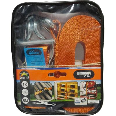Radio Bikes, Spanngurt + Ladungssicherung, ZURRGURT RATSCHE 600X38CM AD 2000 KG / JUMBO Radio Bikes, Spanngurt + Ladungssicherung, ZURRGURT RATSCHE 600X38CM AD 2000 KG / JUMBO