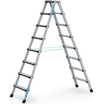Zarges, Leiter + Gerüst, Comfortstep B - LM-Stufen-Stehleiter 2 x 8 Stufen (Stehleiter, 218 cm) Zarges, Leiter + Gerüst, Comfortstep B - LM-Stufen-Stehleiter 2 x 8 Stufen (Stehleiter, 218 cm)