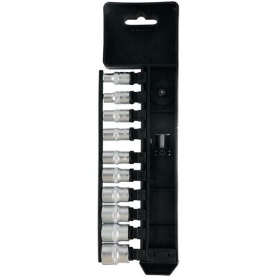 Kendo, Steckschlüssel + Stecknuss, Zwölfkant-Steckschlüsselsatz 1/4" 11-teilig (10 mm, 11 mm, 12 mm, 13 mm, 14 mm, 5 mm, 6 mm, 7 mm, 8 mm, 9 mm) Kendo, Steckschlüssel + Stecknuss, Zwölfkant-Steckschlüsselsatz 1/4" 11-teilig (10 mm, 11 mm, 12 mm, 13 mm, 14 mm, 5 mm, 6 mm, 7 mm, 8 mm, 9 mm)