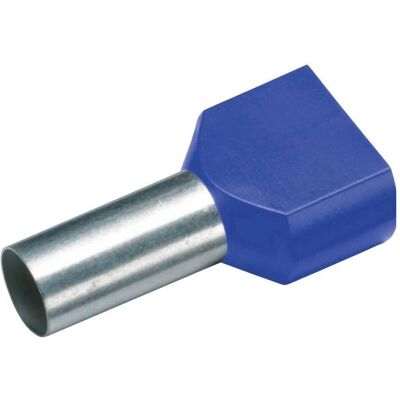 Cimco, Kabelverbindung, 187740 Zwillings-Aderendhülse 2.5 mm² Teilisoliert Blau 100 St. Cimco, Kabelverbindung, 187740 Zwillings-Aderendhülse 2.5 mm² Teilisoliert Blau 100 St.