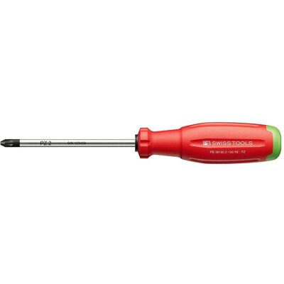 Packard Bell Swiss Tools, Schraubenzieher, Pozidriv-Schraubenzieher PB 38192 SwissGrip Evo Gr. 2 100 mm RE Packard Bell Swiss Tools, Schraubenzieher, Pozidriv-Schraubenzieher PB 38192 SwissGrip Evo Gr. 2 100 mm RE
