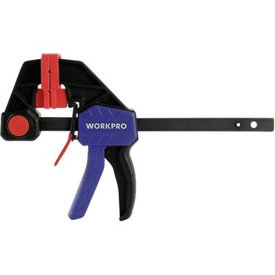 Workpro, Schraubstock + Zwinge, Einhandzwinge Heavy Duty 150 mm WP232039 Produktabmessung, Länge: 150 m (150 mm) Workpro, Schraubstock + Zwinge, Einhandzwinge Heavy Duty 150 mm WP232039 Produktabmessung, Länge: 150 m (150 mm)