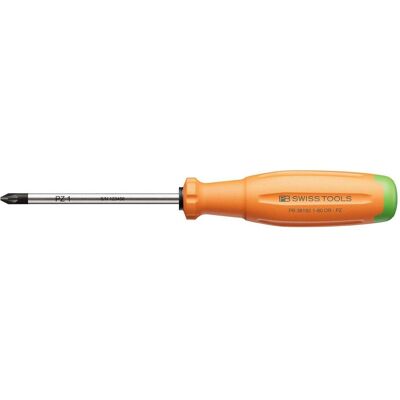Packard Bell Swiss Tools, Schraubenzieher, Pozidriv-Schraubenzieher PB 38192 SwissGrip Evo Gr. 1 80 mm OR Packard Bell Swiss Tools, Schraubenzieher, Pozidriv-Schraubenzieher PB 38192 SwissGrip Evo Gr. 1 80 mm OR