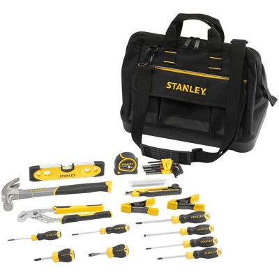 Stanley Werkzeugkoffer, STHT74614-1 gevulde gereedschapstas Essential - 36 stuks Stanley Werkzeugkoffer, STHT74614-1 gevulde gereedschapstas Essential - 36 stuks