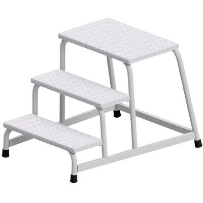 Hymer-Leitern, Leiter + Gerüst, Hymer Maschinentritt 3 Stufen Standhöhe 0,60 m Hymer-Leitern, Leiter + Gerüst, Hymer Maschinentritt 3 Stufen Standhöhe 0,60 m