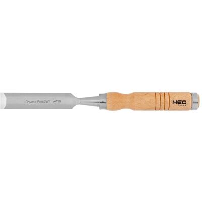 Neo, Meissel, Meissel 24 mm, CRV, Holzgriff Neo, Meissel, Meissel 24 mm, CRV, Holzgriff