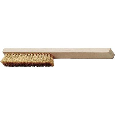 Tecwerk, Schleifmittel, Feinkratzbürste Länge 220 mm 0,15 mm Messing 4-reihig Tecwerk, Schleifmittel, Feinkratzbürste Länge 220 mm 0,15 mm Messing 4-reihig