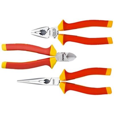 Klauke, Zange, KLA KL303IS VDE-Zangen-Set 3-teilig (205 mm) Klauke, Zange, KLA KL303IS VDE-Zangen-Set 3-teilig (205 mm)