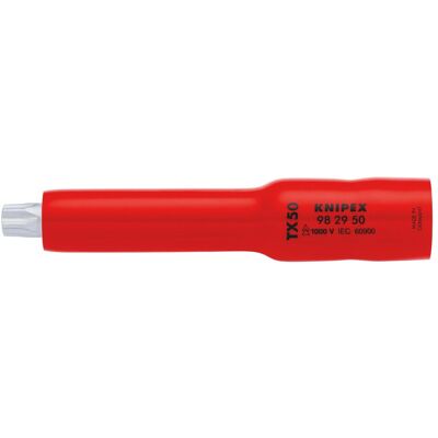 Knipex 98 29 50 Steckschlüsseleinsatz - Tx50 - 117mm Knipex 98 29 50 Steckschlüsseleinsatz - Tx50 - 117mm