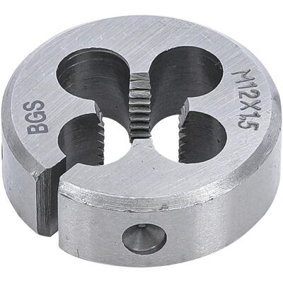 BGS, Gewindeschneider + Gewindebohrer, Gewindeschneideisen M12 x 1,5 x 38 mm BGS, Gewindeschneider + Gewindebohrer, Gewindeschneideisen M12 x 1,5 x 38 mm