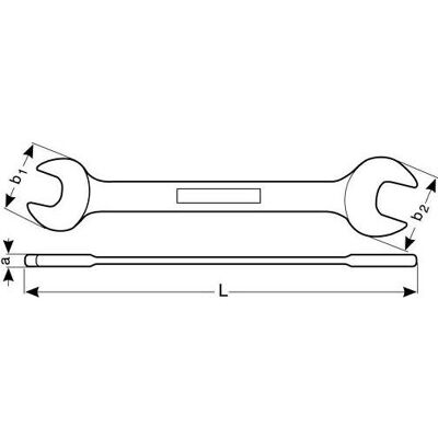 Irimo, Schraubenschlüssel, Doppelmaulschlüssel, 24 mm × 27 mm, verchromt, 260 mm – Einzelhandelsverpackung (24 mm) Irimo, Schraubenschlüssel, Doppelmaulschlüssel, 24 mm × 27 mm, verchromt, 260 mm – Einzelhandelsverpackung (24 mm)