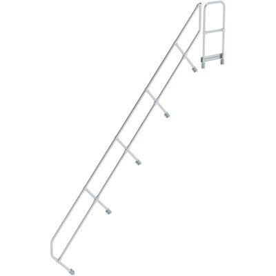 Munk, Leiter + Gerüst, Zweiter Handlauf für Treppe mit Plattform 45° 16 Stufen (Gerüst, 46 cm) Munk, Leiter + Gerüst, Zweiter Handlauf für Treppe mit Plattform 45° 16 Stufen (Gerüst, 46 cm)