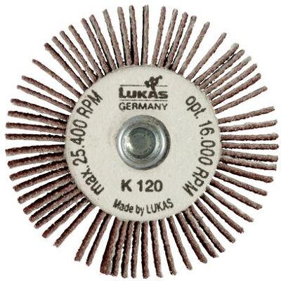 Lukas, Schleifmittel, LUKAS-ERZETT A2207030050120 Fächerschleifer mit M4 Innengew. SFI universal 30x5 (30) Lukas, Schleifmittel, LUKAS-ERZETT A2207030050120 Fächerschleifer mit M4 Innengew. SFI universal 30x5 (30)