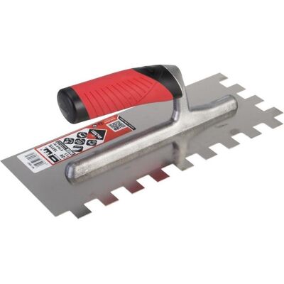 Rubi, Kelle + Spachtel, 76947 Leimkamm INOX 28 cm. 15x15mm (1.50 cm) Rubi, Kelle + Spachtel, 76947 Leimkamm INOX 28 cm. 15x15mm (1.50 cm)