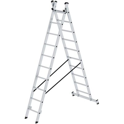Munk Günzburger Steigtechnik Mehrzweckleiter - 2x10 Sprossen, 5020mm Munk Günzburger Steigtechnik Mehrzweckleiter - 2x10 Sprossen, 5020mm