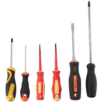 Kinzo, Schraubenzieher, Screwdriver 6 Assorti MT 6as (Schlitz) Kinzo, Schraubenzieher, Screwdriver 6 Assorti MT 6as (Schlitz)