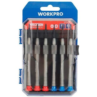 Workpro, Schraubenzieher, Precision aluminum screwdrivers, 6-piece set (Schlitz) Workpro, Schraubenzieher, Precision aluminum screwdrivers, 6-piece set (Schlitz)